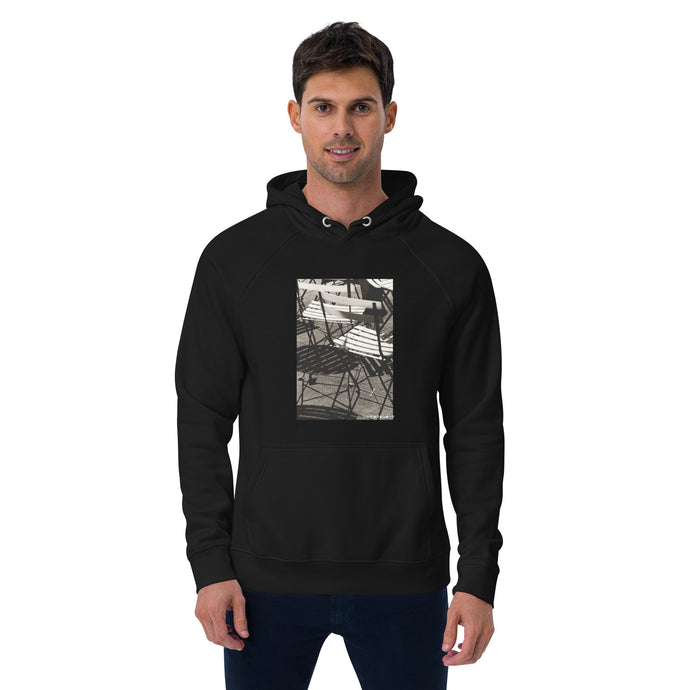 Elegante sudadera con capucha unisex Eco Raglan ComeBeyond Art Photography