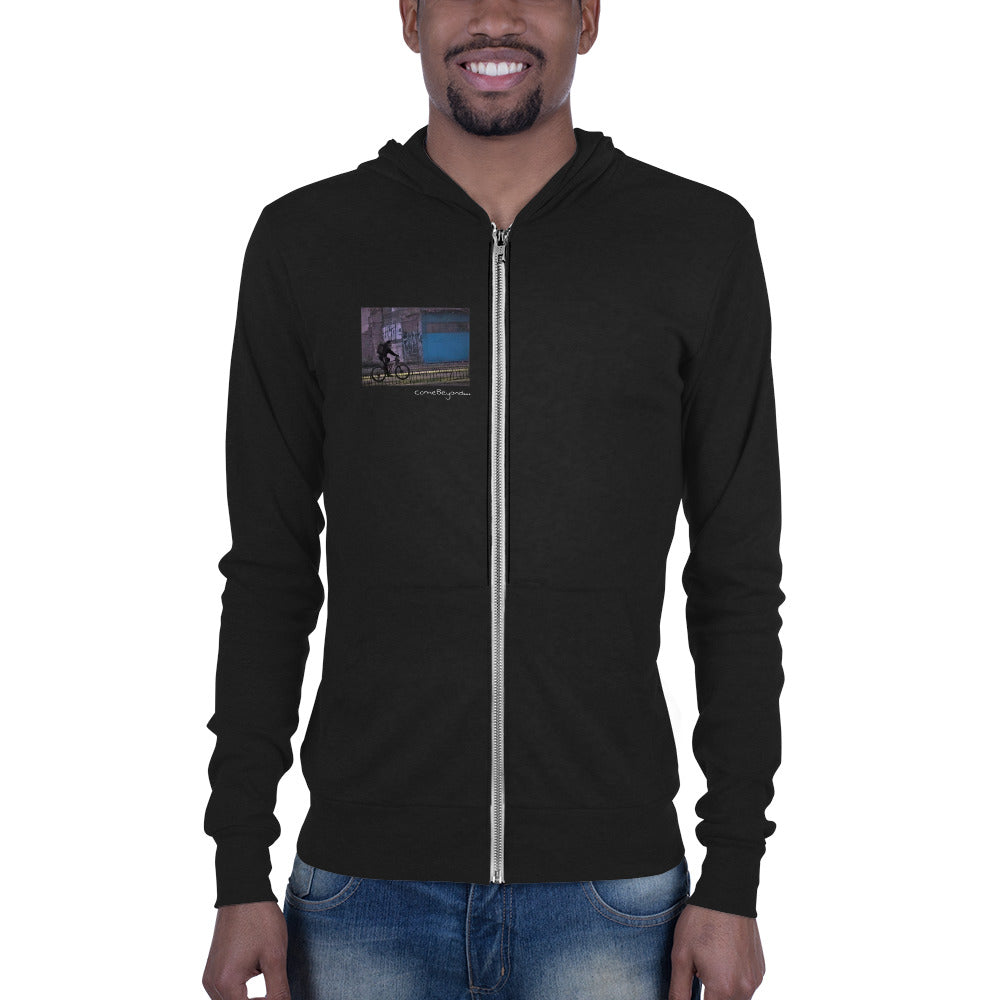 Unisex Zip Hoodie Modern Fit Kangaroo Pocket